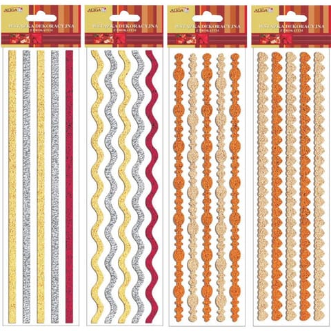 ⁨Naklejka GSX-200/300/301 wstąż brokat 9x31cm ALIGA⁩ w sklepie Wasserman.eu