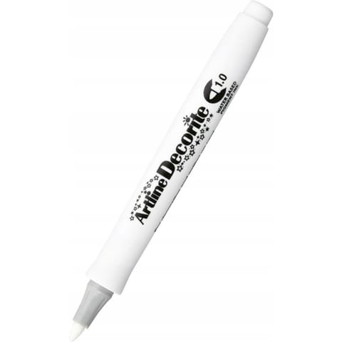 ⁨Marker dekoracyjny DECORITE 1mm biały ARTLINE AR-033 TOMA⁩ w sklepie Wasserman.eu