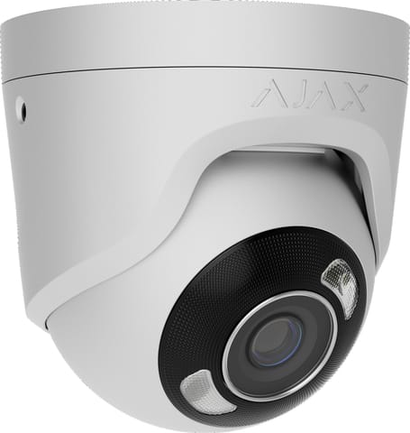 ⁨Ajax Kamera HL - kopułka (metalowa) TurretCam (8 Mp/4 mm) (8EU) - white⁩ w sklepie Wasserman.eu