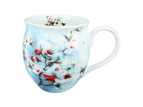 ⁨Kubek beczka - L. Lozano, Kwitnący krzew (CARMANI)⁩ w sklepie Wasserman.eu