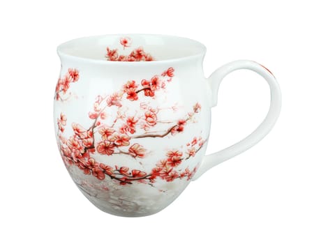 ⁨Kubek beczka - L. Lozano, Kwitnący krzew (CARMANI)⁩ w sklepie Wasserman.eu