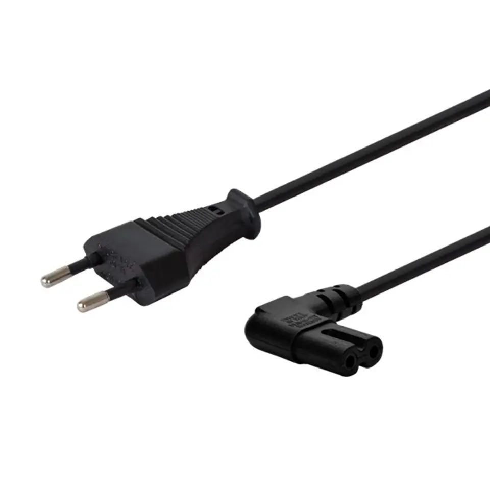 ⁨SAVIO CL-144 Power cable Black 3 m angled⁩ at Wasserman.eu