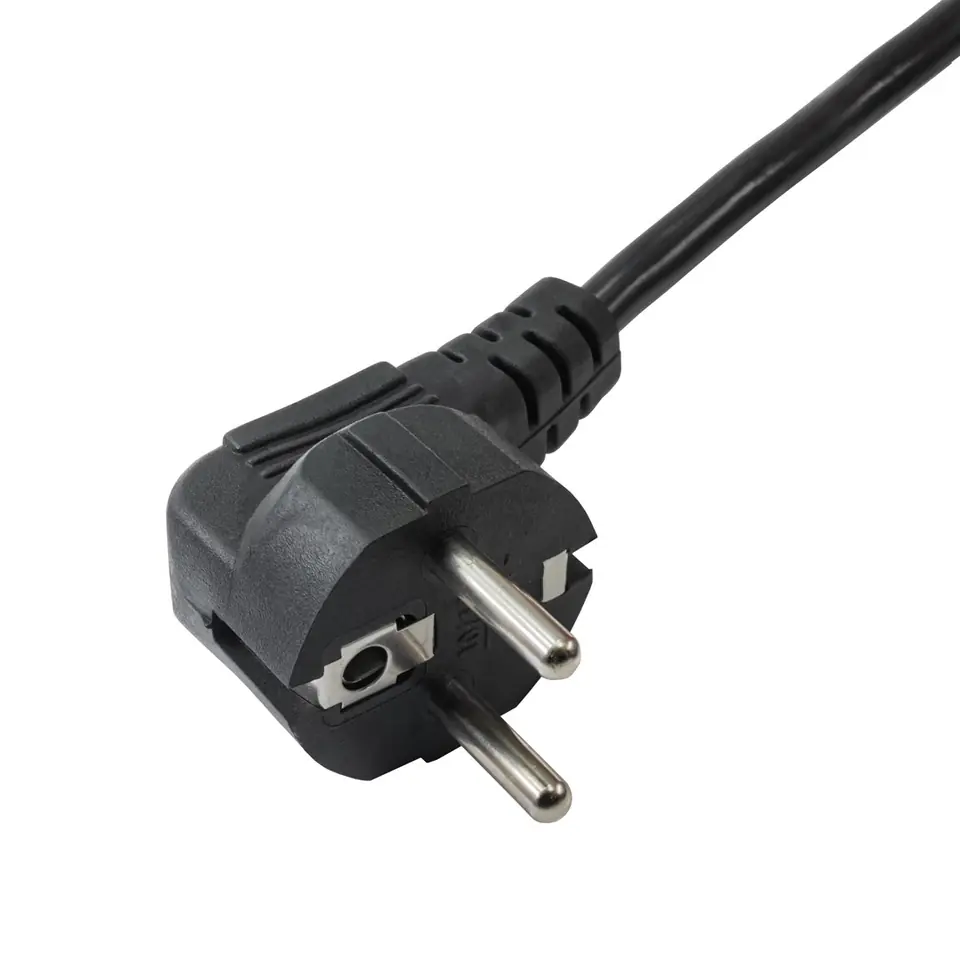 ⁨Kabel zasilający Akyga AK-NB-01A (Hybrydowa standardu C/E/F (CEE 7/7) - Euro 3-Pin / C5 / IEC 320 / IEC 320 C5 ; 1,5m; kolor czarny)⁩ w sklepie Wasserman.eu