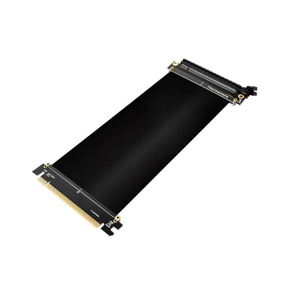 ⁨Taśma Thermaltake Riser PCI-E 3.0 x16 Extender - 200mm AC-053-CN1OTN-C1 (PCI-E x16 M - PCI-E x16 F; 0,20m)⁩ w sklepie Wasserman.eu