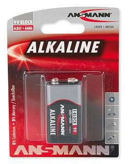 ⁨ANSMANN 1 Alkaline 9V block red-line⁩ w sklepie Wasserman.eu