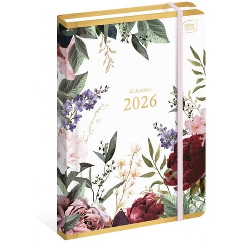 ⁨Kalendarz książkowy 2026 A5 192 Metallic Savage INTERDRUK⁩ w sklepie Wasserman.eu