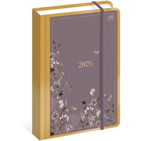 ⁨Kalendarz książkowy 2026 A5 384 Metallic Satin INTERDRUK⁩ w sklepie Wasserman.eu