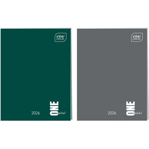 ⁨Kalendarz książkowy 2026 A7 One Color INTERDRUK⁩ w sklepie Wasserman.eu