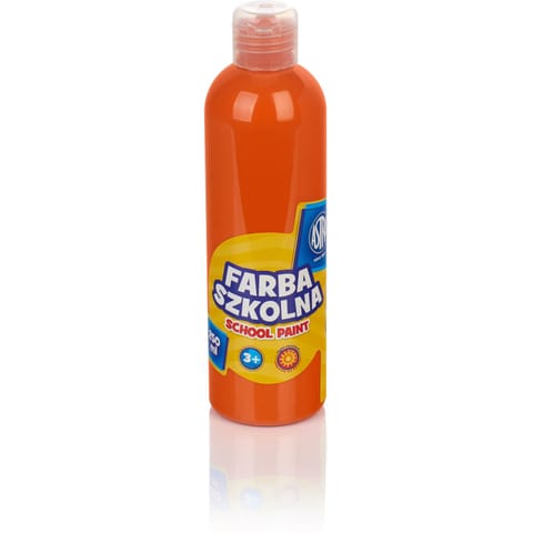 ⁨Farba szkolna Astra 250 ml - pomarańczowa 301217023 ASTRA⁩ w sklepie Wasserman.eu