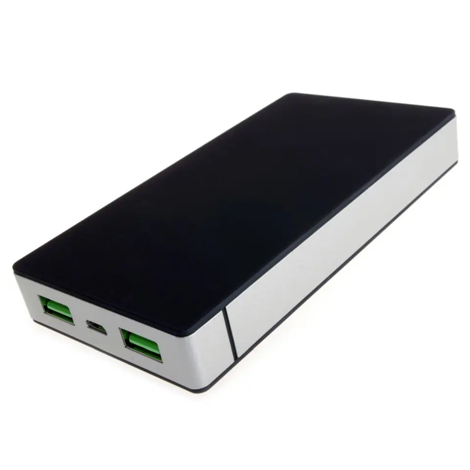 ⁨Power Bank 10000mAh (37Wh) - Li-Poly, wyjście: USB 5V, 1A - 5V, 2.4 A⁩ w sklepie Wasserman.eu