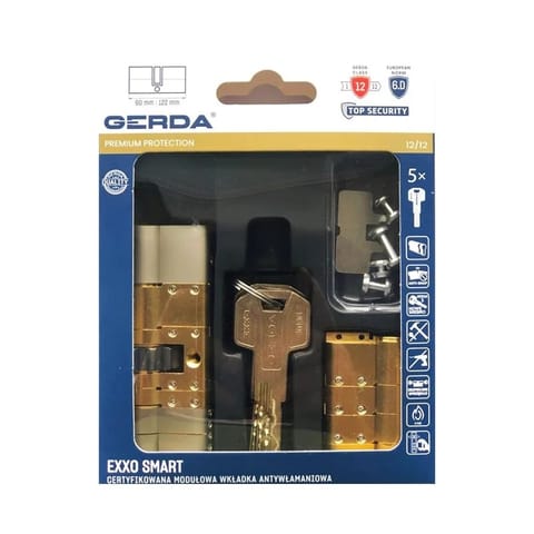 ⁨WKŁADKA MODUŁOWA EXXO SMART NIKIEL SATYNA M Z61/61 Z ZĘBATKĄ⁩ w sklepie Wasserman.eu