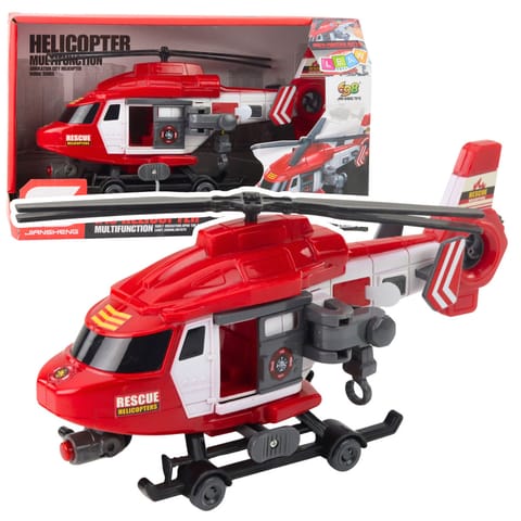 ⁨Helikopter Ratunkowy Hak Nosze Światła Dźwięki Czerwony 1:16⁩ w sklepie Wasserman.eu