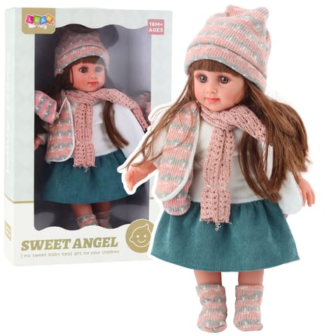 ⁨Lalka Sweet Angel W Zimowym Ubranku Czapka Szalik 36cm⁩ w sklepie Wasserman.eu