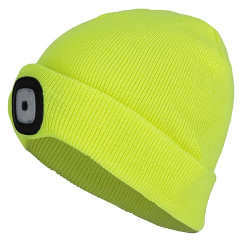 ⁨ACRYLIC HAT WITH LED LIGHTING, YELLOW, CE, LAHTI⁩ at Wasserman.eu