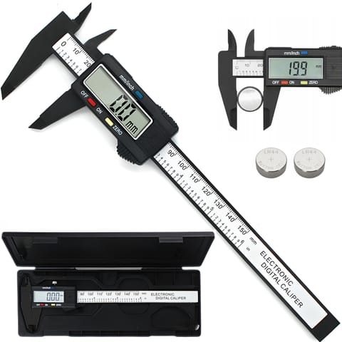⁨Suwmiarka elektroniczna w etui LCD 0-150 mm⁩ w sklepie Wasserman.eu
