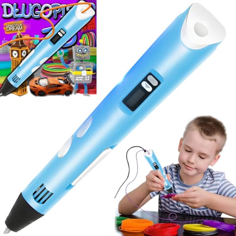 ⁨Długopis 3D zestaw kreatywny dla dzieci + wkłady PLA⁩ w sklepie Wasserman.eu