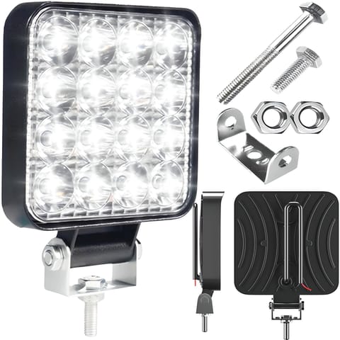 ⁨Halogen lampa robocza warsztatowa 16 LED 48 W⁩ w sklepie Wasserman.eu