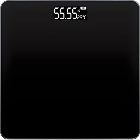 ⁨Waga łazienkowa elektroniczna szklana do 180 kg LCD⁩ w sklepie Wasserman.eu