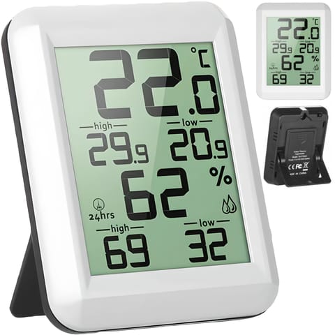 ⁨Termometr pokojowy elektroniczny z higrometrem 0-60C⁩ w sklepie Wasserman.eu