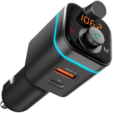 Transmiter FM z ładowarką MP3 USB SD Bluetooth LCD w sklepie Wasserman.eu