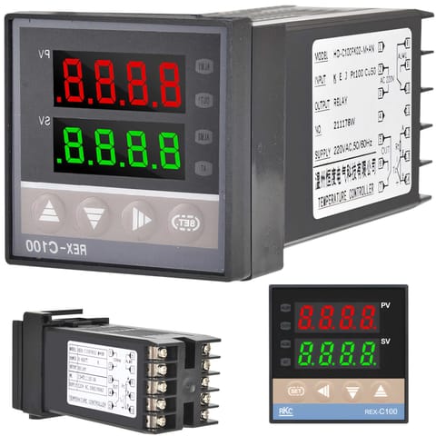⁨Regulator termostat sterownik temperatury do pieca CO wentylatora grzałki 230 V⁩ w sklepie Wasserman.eu