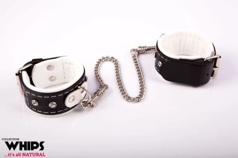 Kajdanki Damskie Na Ręce Białe Whips w sklepie Wasserman.eu