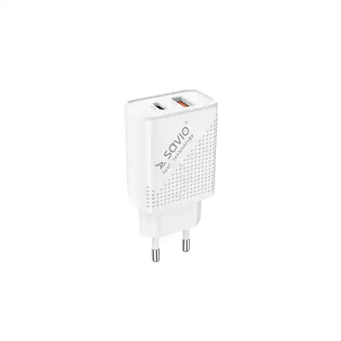 ⁨SAVIO LA-04 USB Type A & Type C Quick Charge Power Delivery 3.0 Indoor⁩ at Wasserman.eu