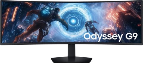 ⁨Monitor SAMSUNG LS49FG910EUXEN (49" /VA /144Hz /5120 x 1440 /Czarny)⁩ w sklepie Wasserman.eu