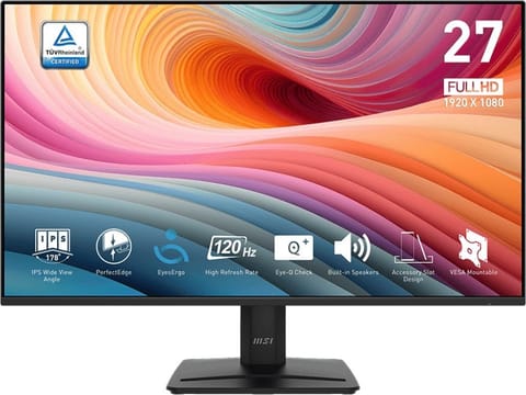 ⁨Monitor MSI PRO MP275 E2 (27" /IPS /120Hz /1920 x 1080 /Czarny)⁩ w sklepie Wasserman.eu