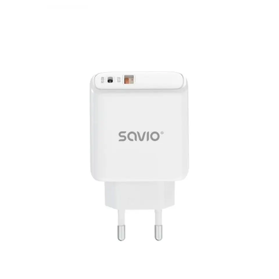 ⁨SAVIO LA-06 USB Type A & Type C Quick Charge Power Delivery 3.0 Indoor⁩ at Wasserman.eu