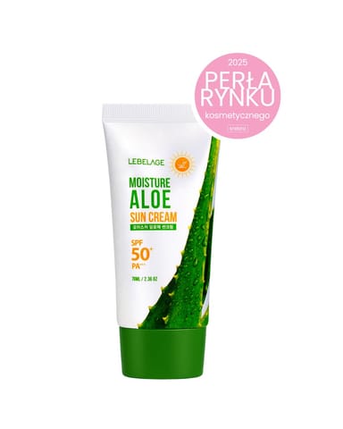 ⁨LEBELAGE Krem do twarzy SPF 50+ Moisture Aloe Sun⁩ w sklepie Wasserman.eu