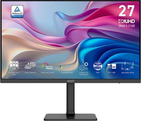 ⁨Monitor MSI MODERN MD272UPHG (27" /IPS /60Hz /3840 x 2160 /Czarny)⁩ w sklepie Wasserman.eu