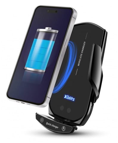 ⁨XBLITZ AUTOMAT. UCHWYT SAMOCHODOWY Z ŁADOWANIE FX5⁩ w sklepie Wasserman.eu