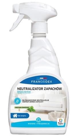 Francodex Neutralizator zapachu dla psa i kota do wnętrz spray 750ml w sklepie Wasserman.eu
