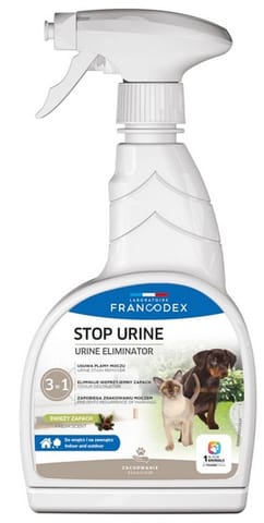 Francodex Stop Urine Neutralizator moczu dla psa i kota spray 750ml w sklepie Wasserman.eu