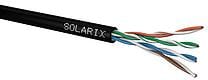 ⁨KABEL SKRĘTKA SOLARIX CAT.5E U/UTP UV Fca 305m SXKD-5E-UTP-PE⁩ w sklepie Wasserman.eu