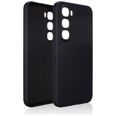 ⁨Etui Beline Silicone do Infinix Hot 60   Pro czarny⁩ w sklepie Wasserman.eu