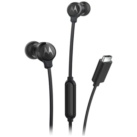 ⁨Słuchawki douszne Motorola Earbuds 3C-S  USB-C czarny⁩ w sklepie Wasserman.eu