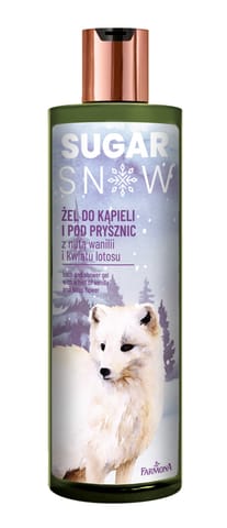 ⁨FARMONA Sugar Snow Żel do kąpieli i pod prysznic z nutą wanilii i kwiatu lotosu 400 ml⁩ w sklepie Wasserman.eu