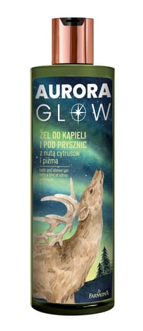 ⁨FARMONA Aurora Glow Żel do kąpieli i pod prysznic z nutą cytrusów i piżma 400 ml⁩ w sklepie Wasserman.eu