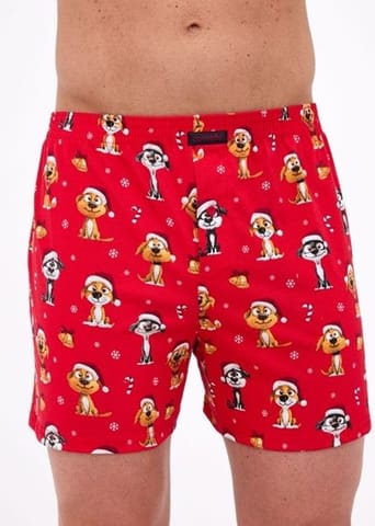 ⁨BOKSERKI CORNETTE BS-016/21 DOGS 2 3XL-5XL (kolor red, rozmiar 4XL)⁩ w sklepie Wasserman.eu