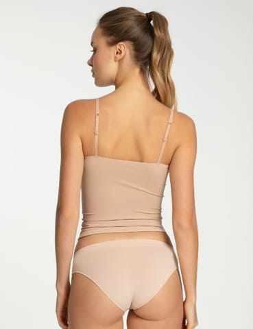 KOSZULKA JULIMEX SOFT AND SMOOTH CAMI BEŻ (kolor beż, rozmiar M) w sklepie Wasserman.eu