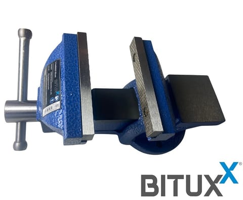 ⁨Imadło Ślusarskie Stołowe z żeliwa szczęki BITUXX 100mm⁩ w sklepie Wasserman.eu