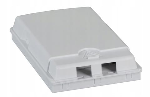 Gniazdo klienckie FTTH wewnętrzne na 2 adaptery w sklepie Wasserman.eu