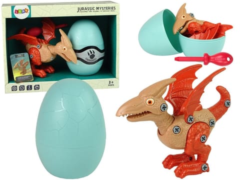⁨Dinosaur Pterodactyl Set with Egg DIY Screwdriver Red⁩ at Wasserman.eu