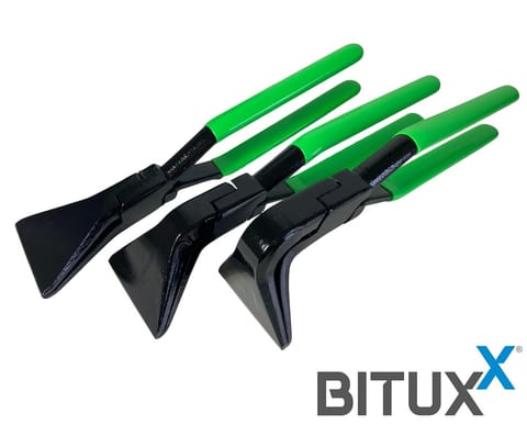 ⁨Kleszcze dekarskie Blacharskie szczypce/cęgi do gięcia blachy 3szt. Zielone Bituxx⁩ w sklepie Wasserman.eu