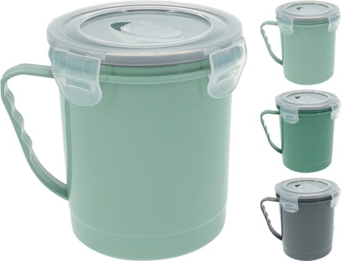 ⁨KUBEK DO MIKROFALI 600ML 3ASS CLR⁩ w sklepie Wasserman.eu