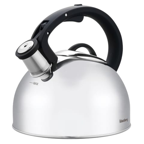 ⁨CZAJNIK STALOWY Z GWIZDKIEM 2,5L KLAUSBERG KB-7910⁩ w sklepie Wasserman.eu