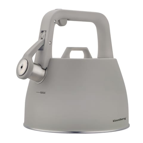 ⁨CZAJNIK STALOWY Z GWIZDKIEM 2,5L KLAUSBERG KB-7916⁩ w sklepie Wasserman.eu