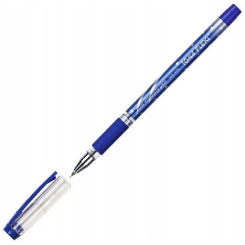 ⁨Długopis FLEXI niebieski 0.5mm TO-076 TOMA⁩ w sklepie Wasserman.eu